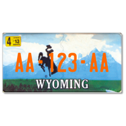 Plaque US PLEXIGLAS® 300x150mm - Wyoming