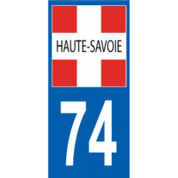 Sticker Département 74/ Savoie 
