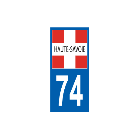 Sticker Département 74/ Savoie 