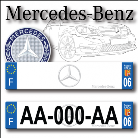 Plaque AUTO non homologuée Et/ou sur mesure (Format, logos régions modifiés  …) - Plaque immatriculation auto moto