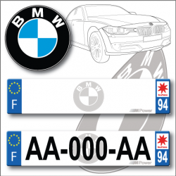Plaque Prestige en Plexi tramé - BMW